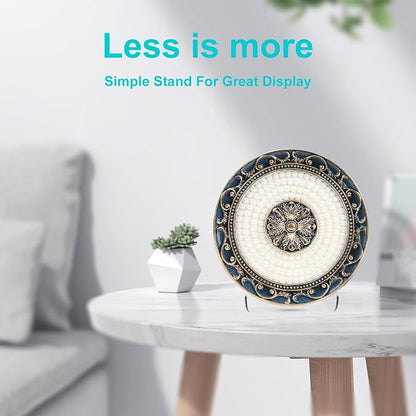 Boloyo Flat Back Acrylic Plate Display Stand, 3 Inch 2PC Clear Acrylic Display - Image 4