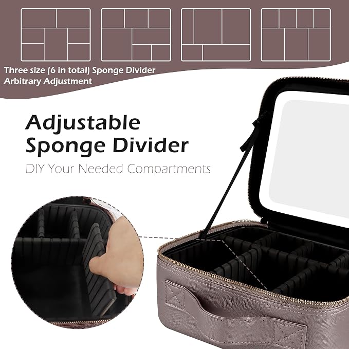 MOMIRA Travel Makeup Bag Cosmetic Bag Makeup Organizer Bag - Image 4