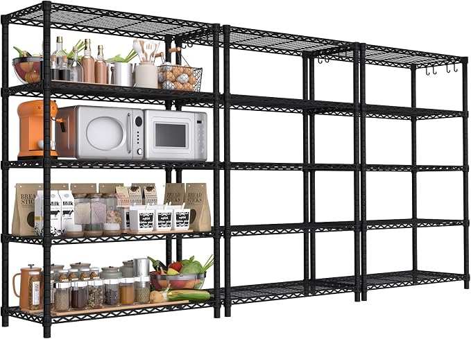 PrimeZone Wire Metal Storage Shelves by PrimeZone