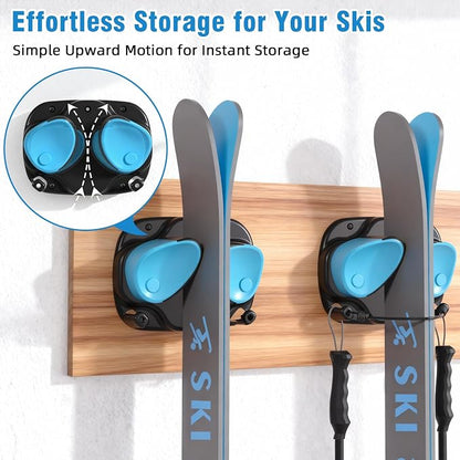 WDZREE Ski & Snowboard Wall Rack - Image 5