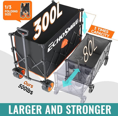 EchoSmile Collapsible Foldable Extended Wagon - Image 3