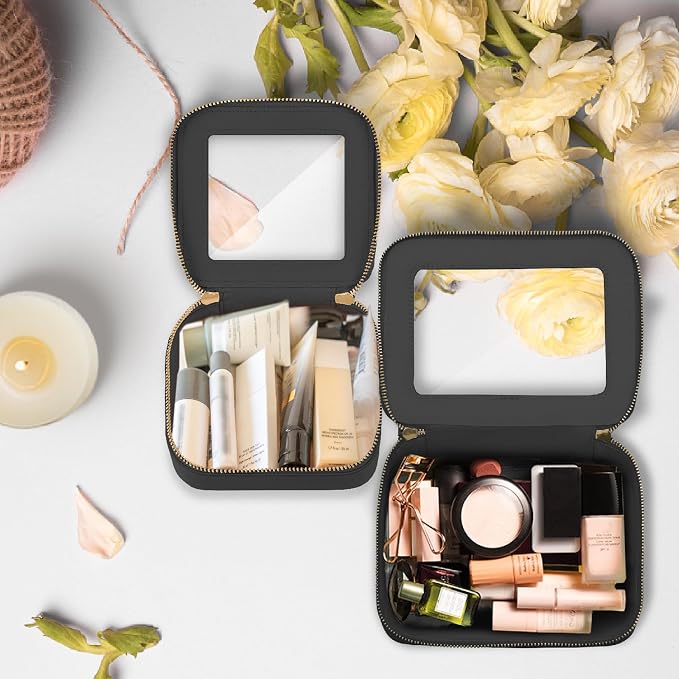 Prite Clear Makeup Bag Set for Women Portable Clear Makeup Bag Cute Waterproof - Image 5