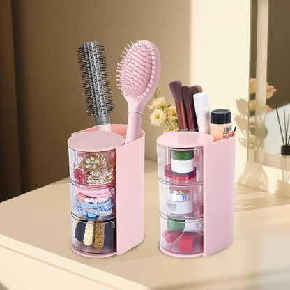 Hair Accessory Organizer, hair brush organizer, 3-Layer Clear Hair Accessories - Image 6