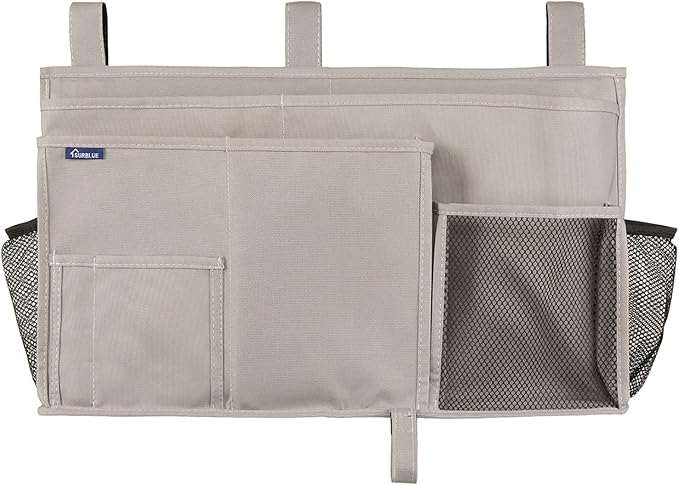 Surblue Bedside Caddy Hanging Bed Organizer Storage Bag Pocket - Image 3