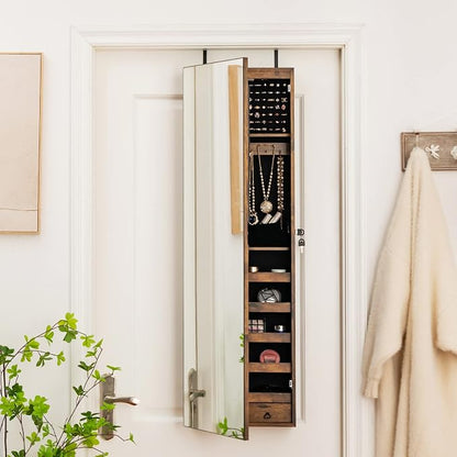 Giantex Wall Door Mounted Jewelry Armoire Cabinet - Image 7