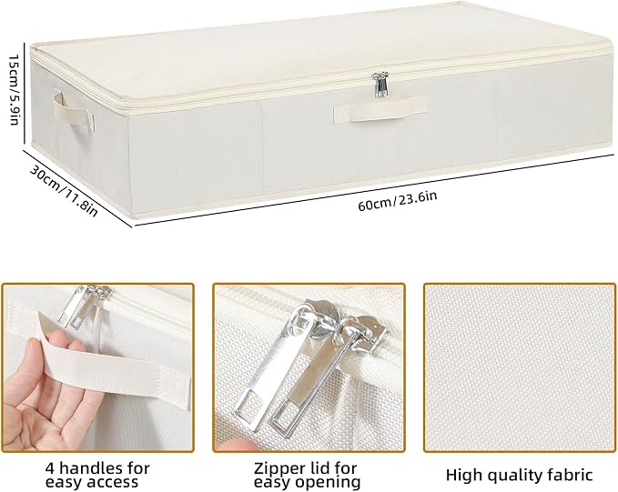 Under Bed Storage Container, Clothes Organizer - Image 5