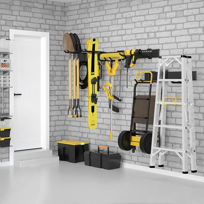 64 Inches Garage Storage, UUP Garage Organization Wall Mount Garden Tool - Image 8