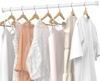 Closet Rods for Hanging Clothes, 17 to 99 Inches Stepless Adjustable Metal - Image 9