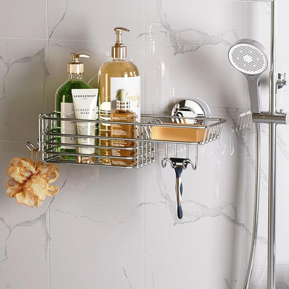 LEVERLOC Shower Caddy Suction Cup, Shelves by LEVERLOC