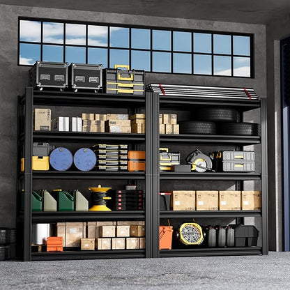 5-Tier Garage Storage Rack 35”D X 17.7”W X 72”H 2500LBS Capacity Industrial - Image 6
