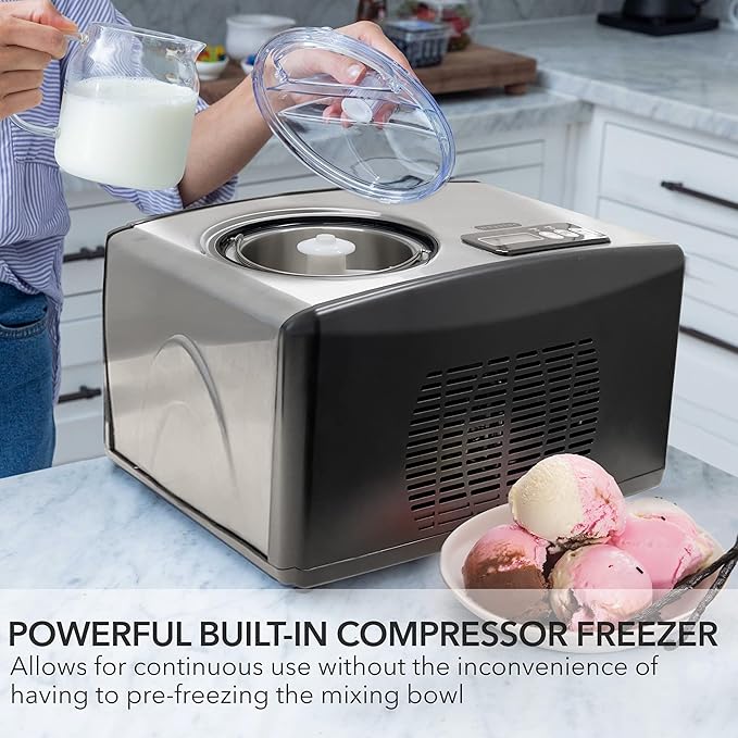 Whynter Ice Cream Maker Machine 1.6 Qt. Automatic - Image 4