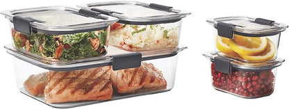 Rubbermaid Brilliance Food Storage Containers, Leak-Proof - Image 2