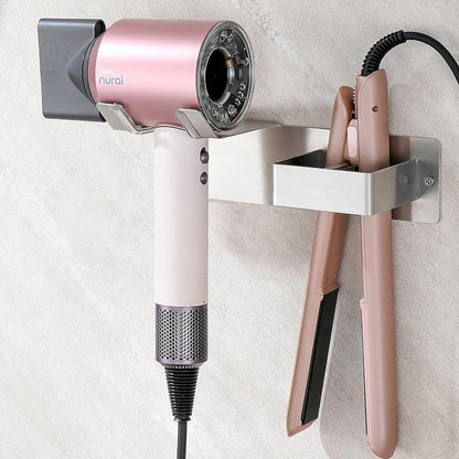 Hair Dryer Holder Wall Mounted, Stainless Steel Blow Dryer Holder - Image 7