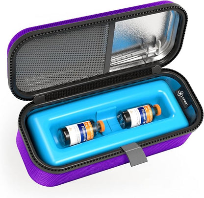 SHBC Medical Cooler Insulin Vial Carrying Travel Case Protector by SHBC