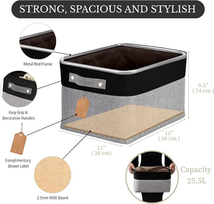 DECOMOMO Storage Baskets for Shelves - Image 4