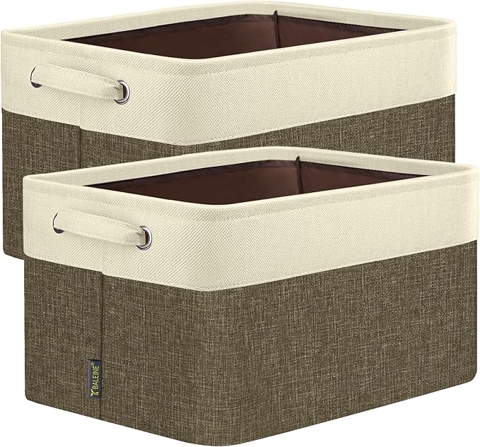 BALEINE 2 Pack Fabric Storage Bins by BALEINE