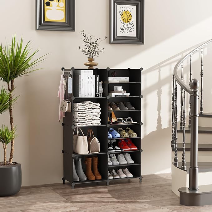 AWTATOS Closet Organizer, 8 Cube Closet Organizers and Storage, Closet Storage - Image 2