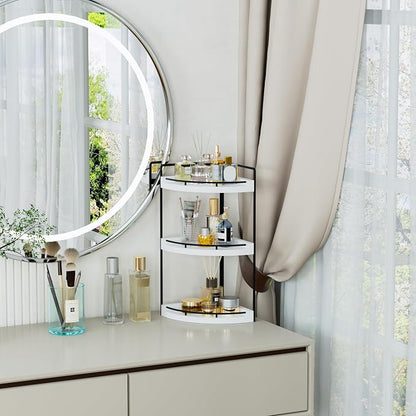 Corner Bathroom Counter Organizer, 3 Tier Bathroom Sink Shelf Countertop - Image 7