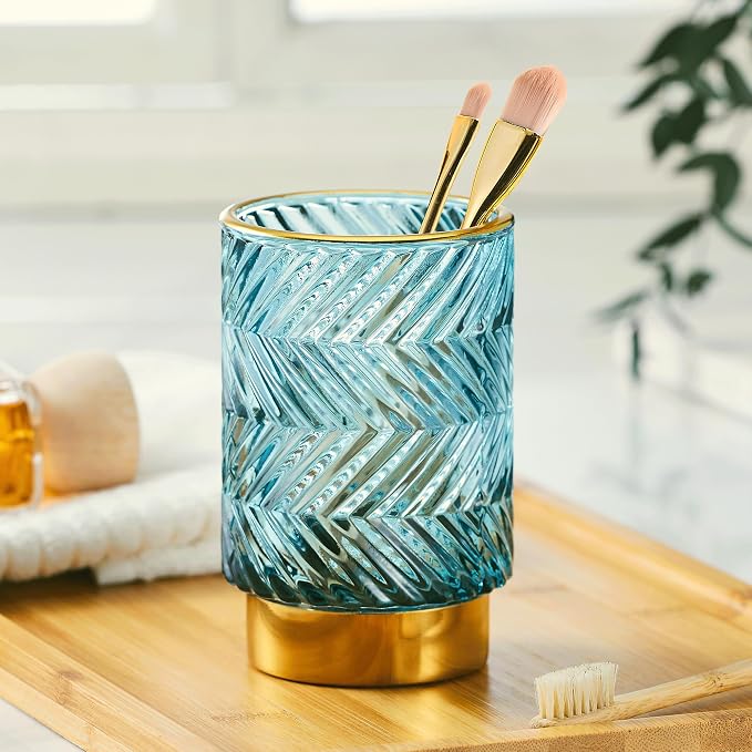 Makeup Brush Holder Organizer, Toothbrush Holders, Desk Pen Pencil Holder - Image 8