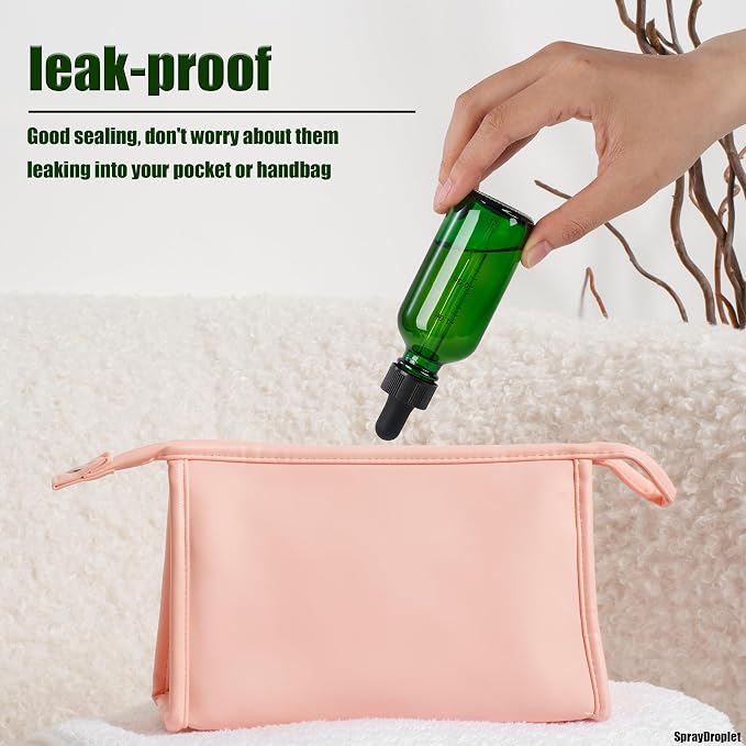 24 Pcs, 2oz Glass Dropper Bottle, Leakproof Tincture Bottles - Image 6