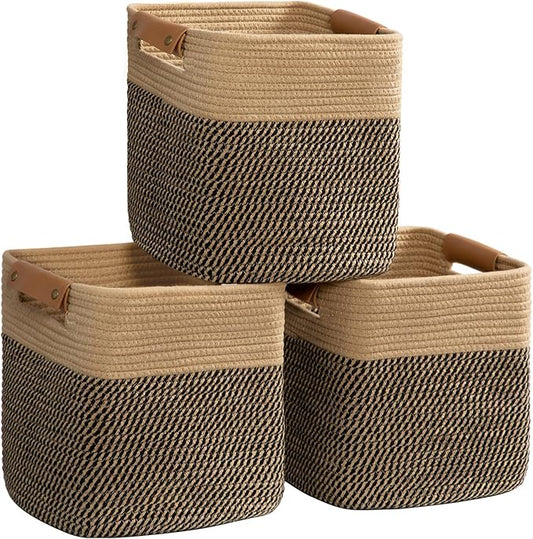 danpinera 3-Pack Cotton Rope Baskets by danpinera