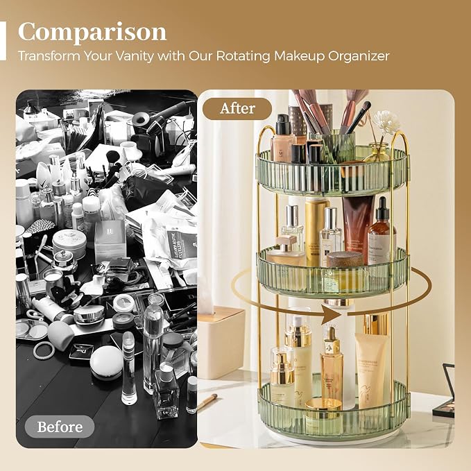 Aveniee 360 Rotating Makeup Organizer - Image 6