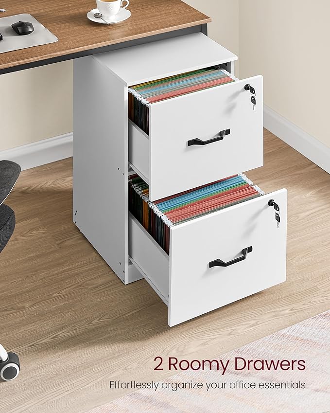 VASAGLE 2 Drawers File Cabinet - Image 4