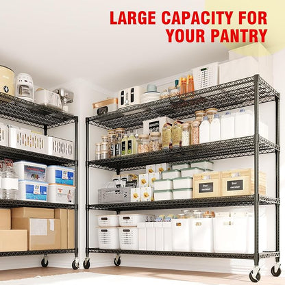 73" H Storage Shelves 2640LBS Heavy Duty Shelving Unit - Image 8