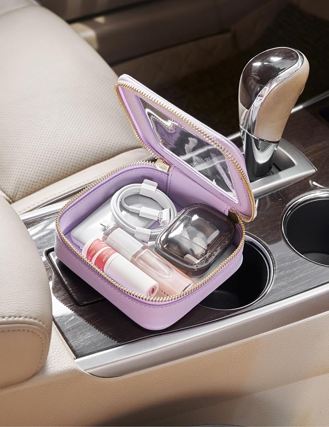 Popvibe Clear Makeup Bag Travel Cosmetic Case Transparent Toiletry Bag - Image 4