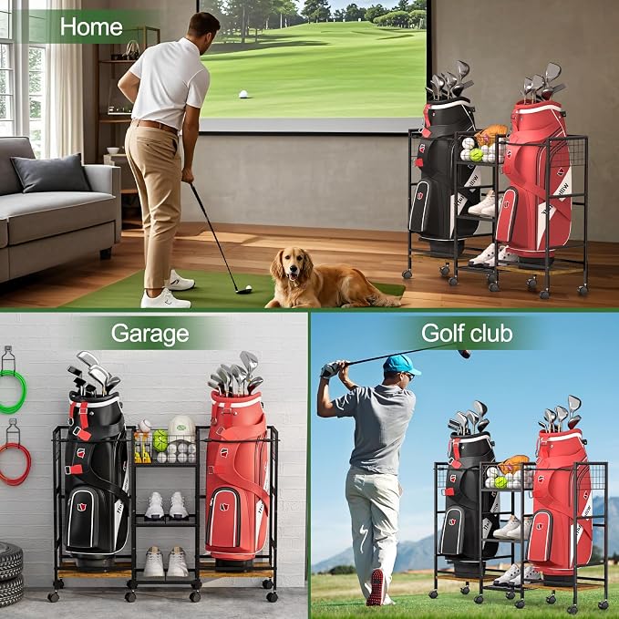 Golf Bag Storage Rack for Garage - Image 6