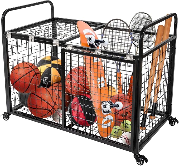 heodmaem Ball Cart Storage for Garage Compatible by heodmaem