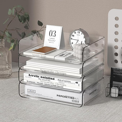 4-Tier Acrylic Paper Tray Organizer - Image 2