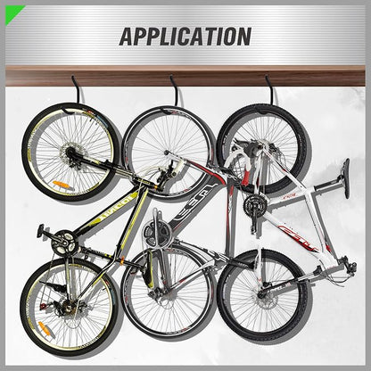 SWANLAKE 8-Piece Heavy Duty Garage Bike Hooks, 6-inch Bike Hooks - Image 8
