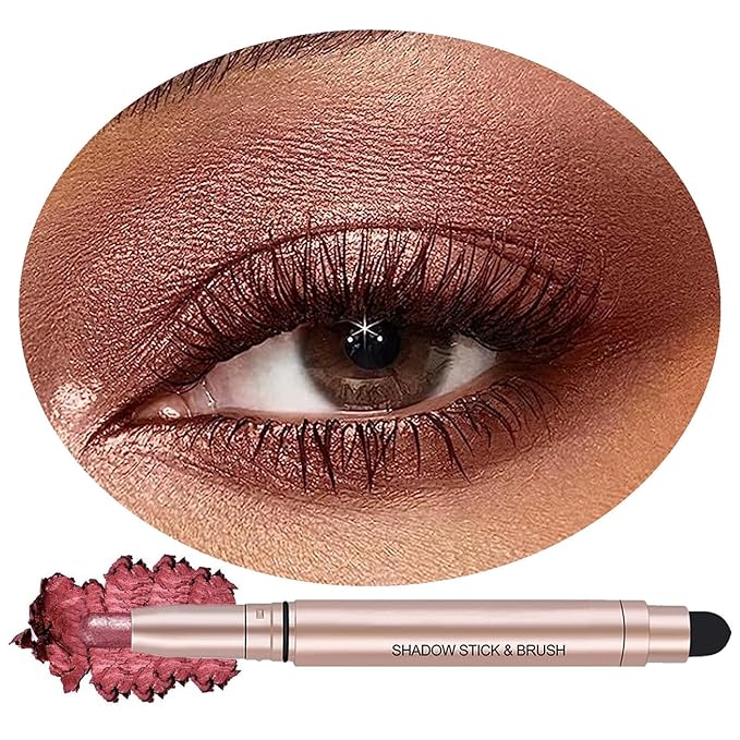 Eyeshadow Stick Makeup, Waterproof Hypoallergenic Long Lasting Cream Eye Shadow by Qeetvia