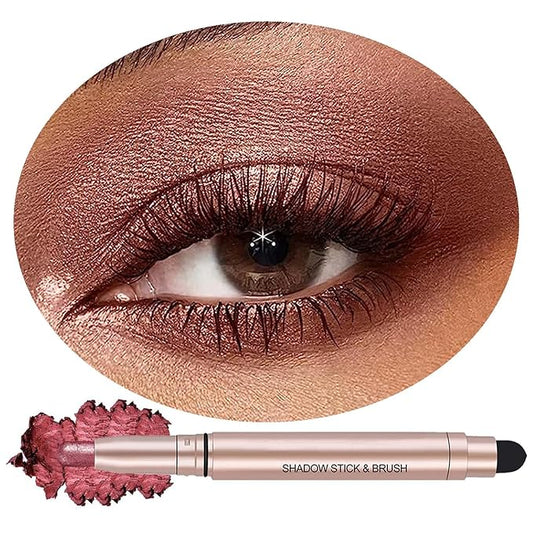Eyeshadow Stick Makeup, Waterproof Hypoallergenic Long Lasting Cream Eye Shadow by Qeetvia
