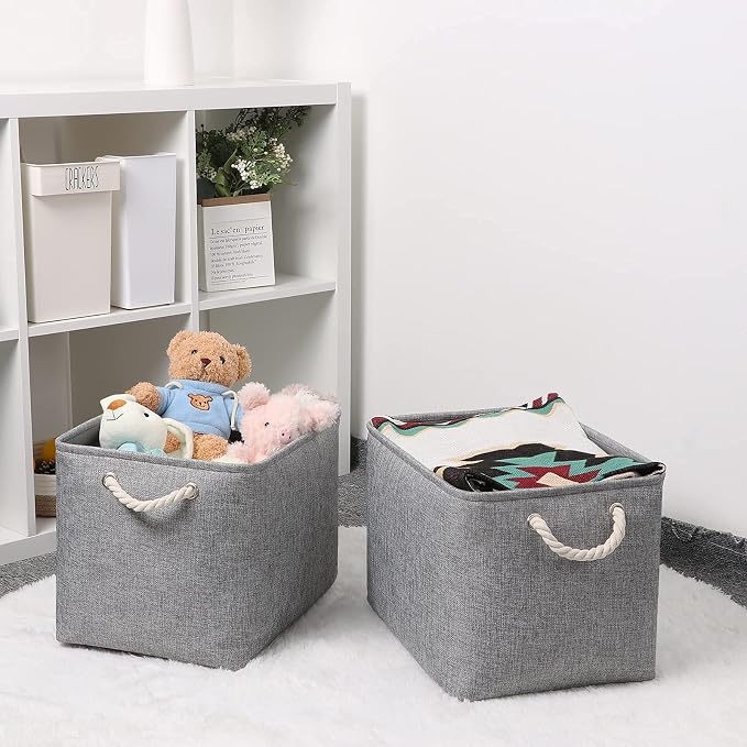 Bidtakay Grey Baskets Shelf Baskets - Image 8