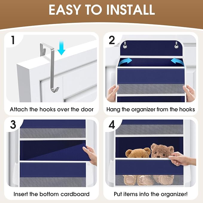 6-Tier Over The Door Organizer Hanging Storage Organizers - Image 3