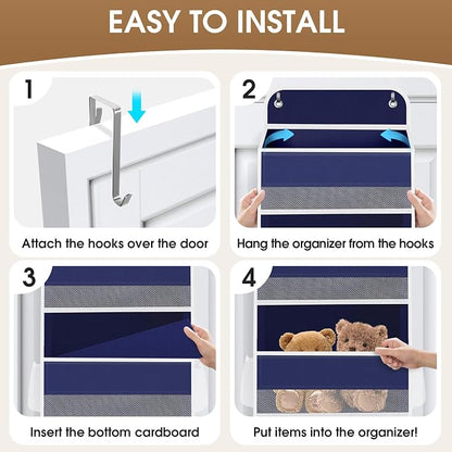 6-Tier Over The Door Organizer Hanging Storage Organizers - Image 3