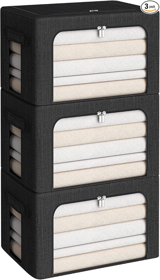 CYhom 3Pack Foldable Storage Bins by CYhom