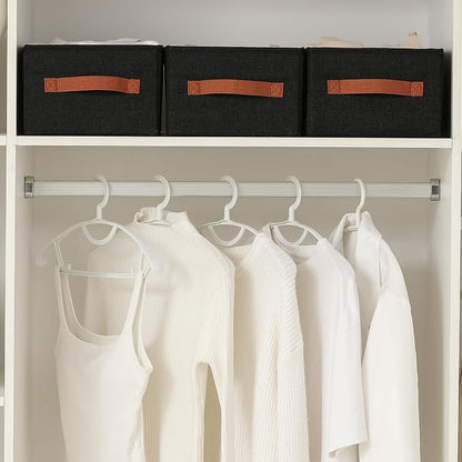 linen closet organizers and storage, 3 Pack Large Storage Baskets, Clothing - Image 8