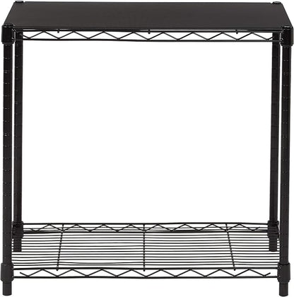 Amazon Basics 2-Shelf Stackable Storage, 13.3" D x 23.2" W x 22.2" H - Image 2