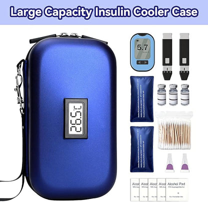 Insulin Cooler Travel Case, TSA Approved Medication Diabetic Cooler Organizer - Image 3