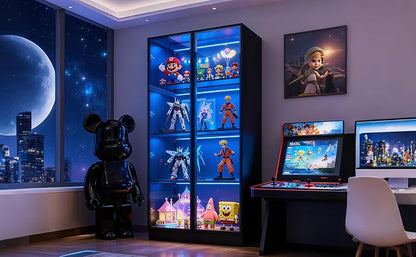 63'' Tall Glass Display Cabinet - Image 4