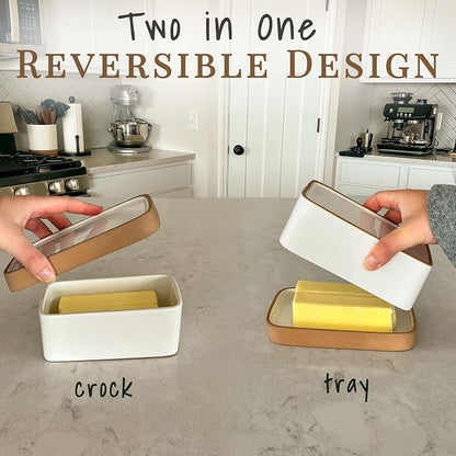 Mora Ceramic Two-in-One Butter Dish - Image 2