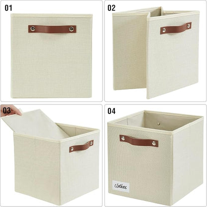 Collapsible Fabric Storage Cube Bins - Image 6