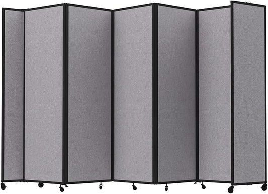 Versare Room Divider 360 Portable Wall Partition | Folding Panels | Large by VERSARE