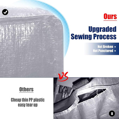 Cosy Family 8 Pack Heavy Duty Extra Large Moving Bags - Image 3