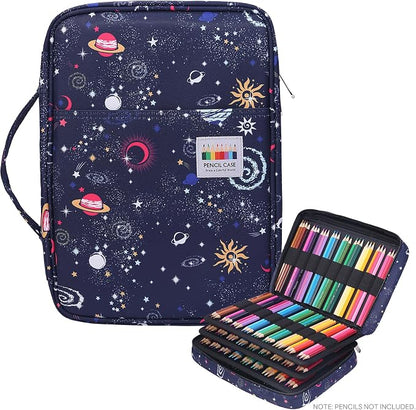 JAKAGO 220 Slots Colored Pencil Case Large Capacity Pen Holder by JAKAGO
