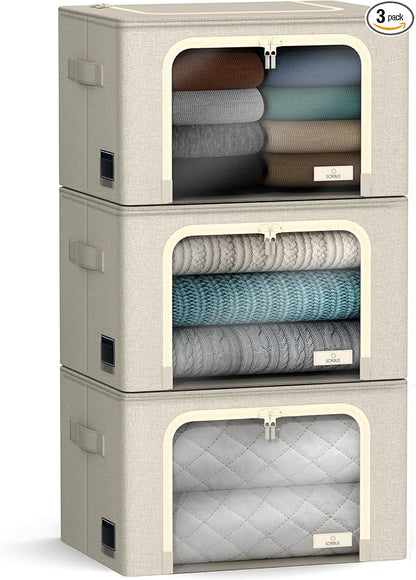Sorbus Storage Bins with Metal Frame by Sorbus