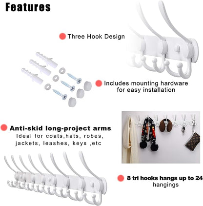 Dseap Coat Rack Wall Mount - Image 7